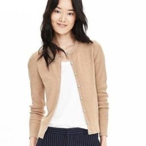 Banana Republic Merino Wool Cardigan, Camel